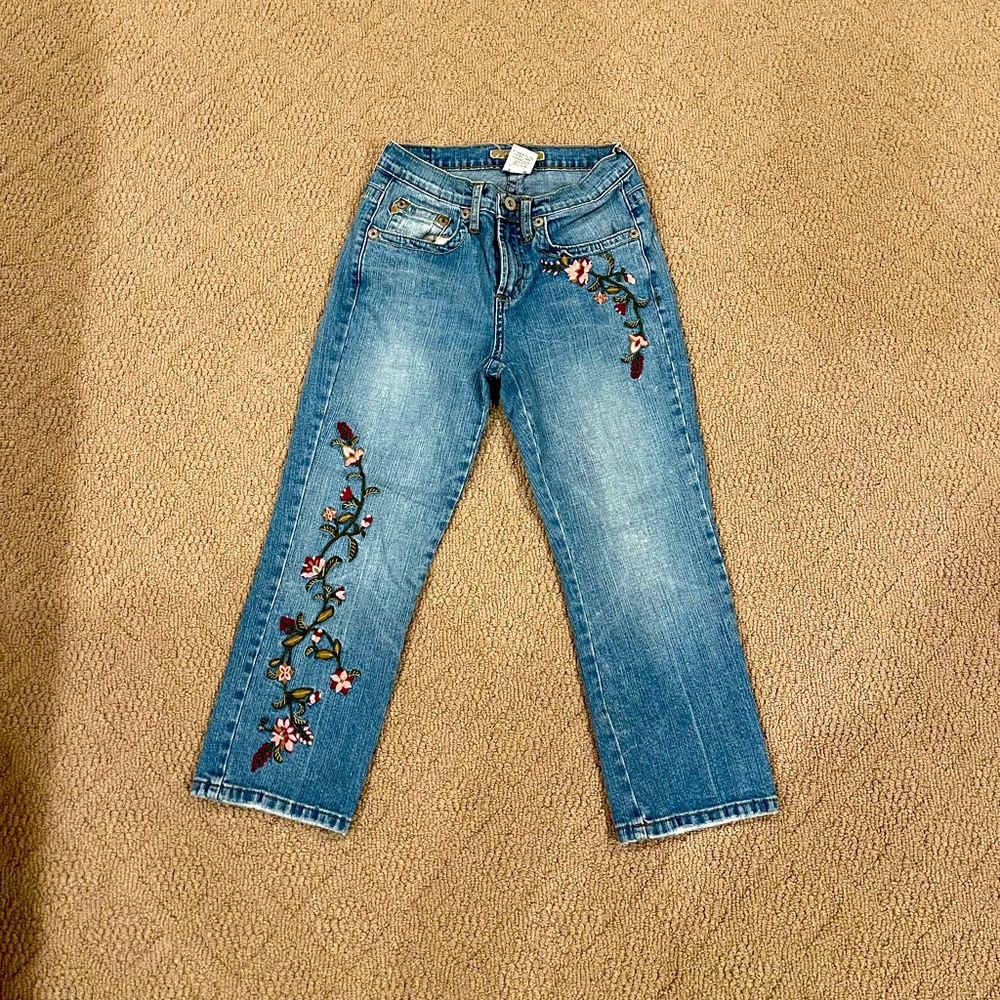 Z. Cavaricci VINTAGE Y2K Capri Jeans Size 4